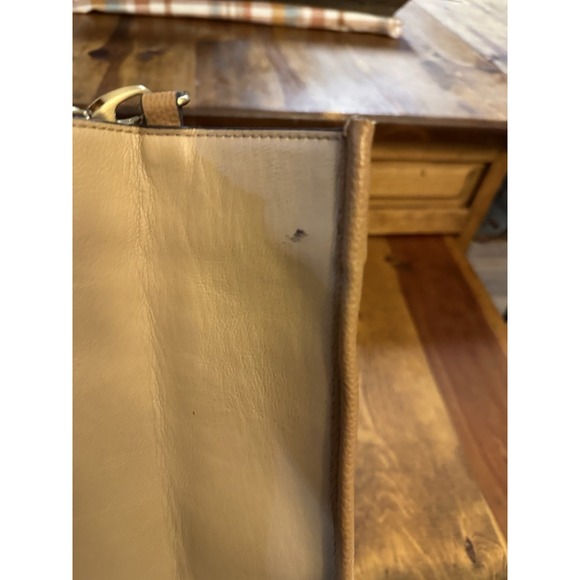 Time and Tru Satchel Bag Purse Brown Beige - Picture 5 of 9